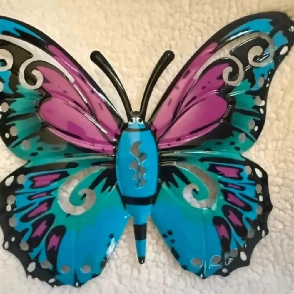4 pieces metal butterfly wall